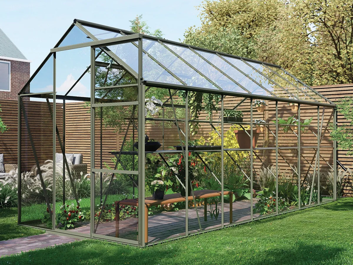 Royal Well | Kate V Tuinkas | Veiligheidsglas 3 mm | Groengrijs