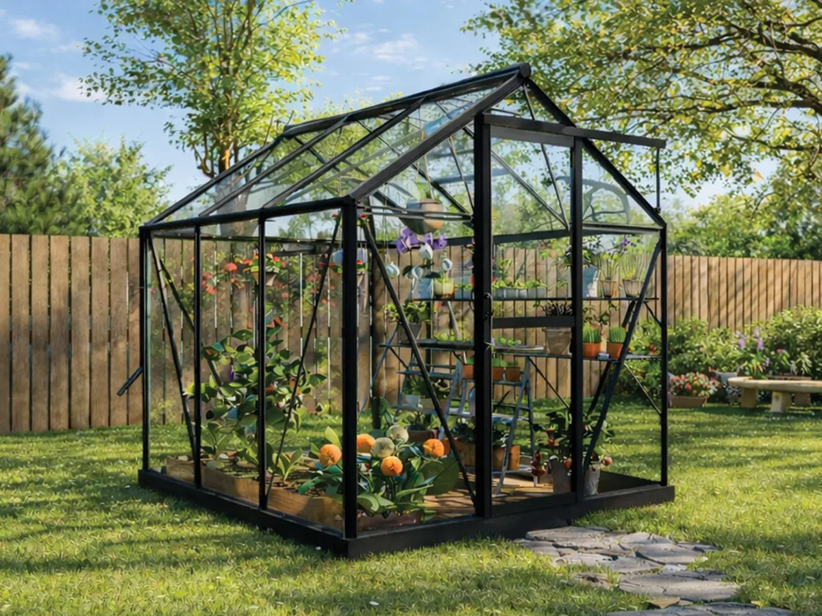 Royal Well | Mary I Tuinkas | Veiligheidsglas 3 mm | Zwart