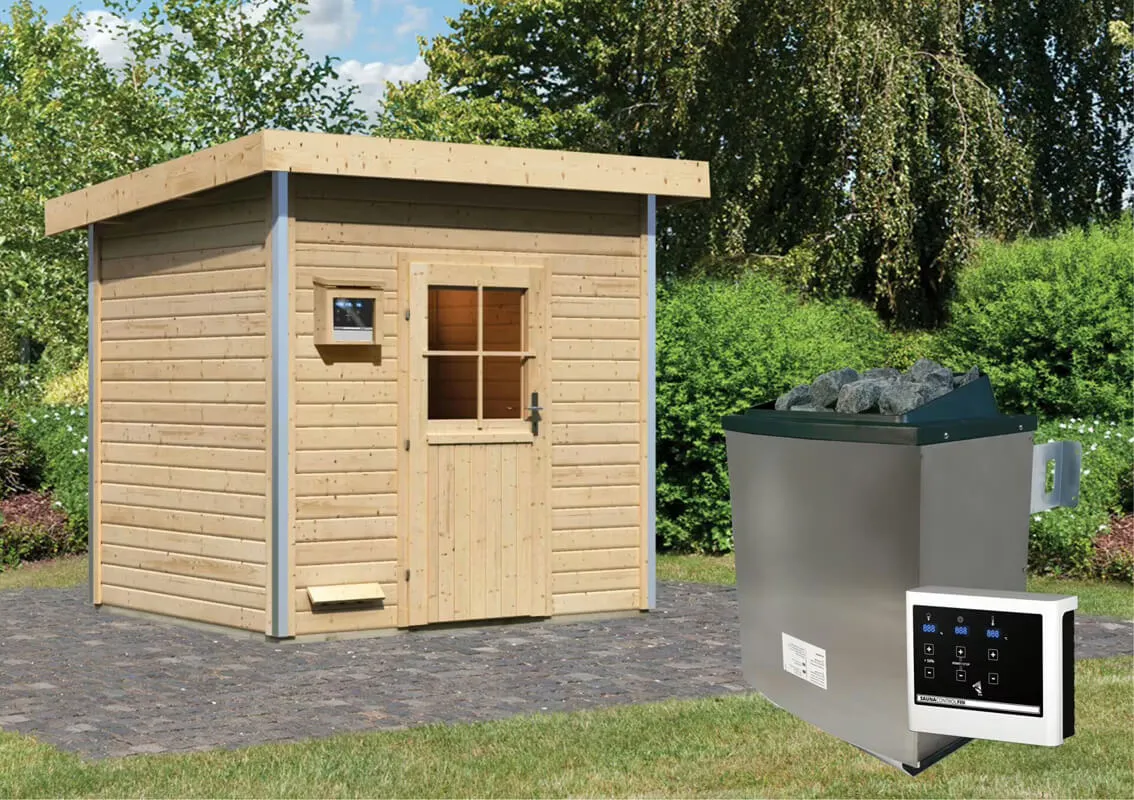 met Saunakachel 9 kW met Externe Bediening