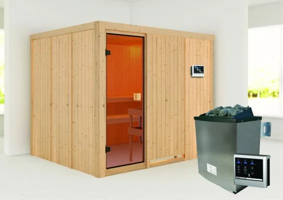 met Saunakachel 9 kW met Externe Bediening