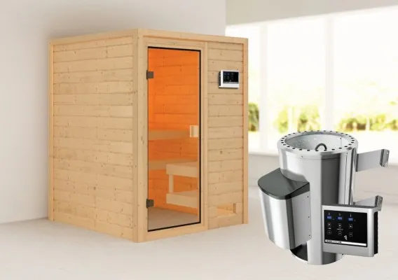 met Saunakachel 3,6 kW met Externe Bediening