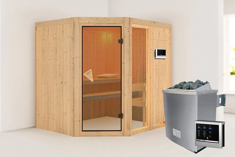 met Saunakachel 9 kW met Externe Bediening