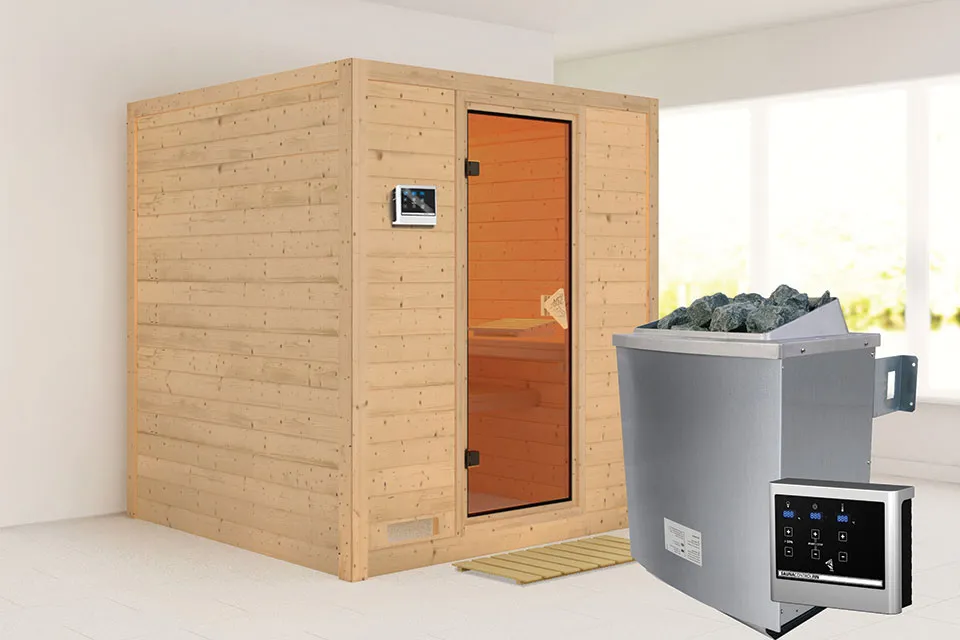 met Saunakachel 9 kW met Externe Bediening