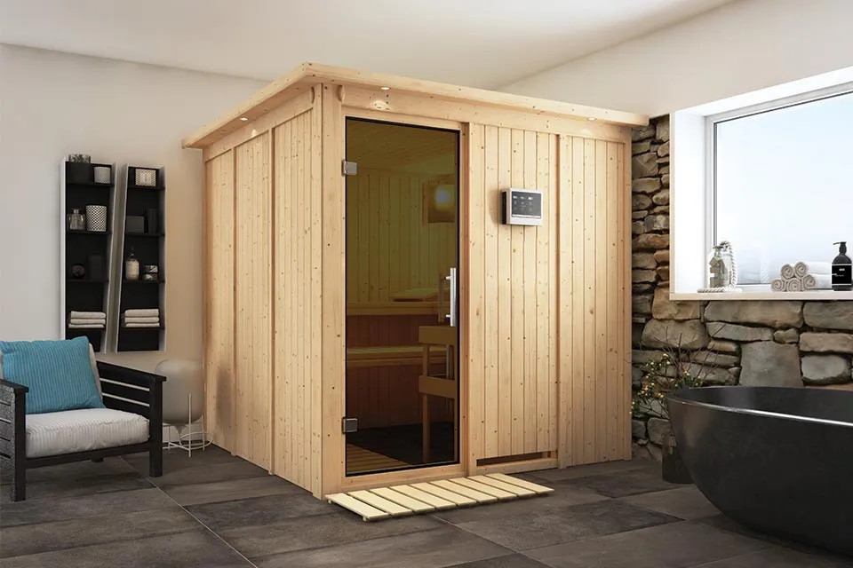 met Saunakachel 9 kW met Externe Bediening