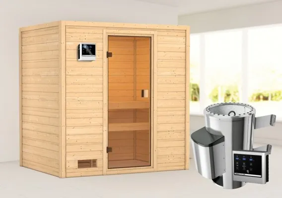 met Saunakachel 3,6 kW met Externe Bediening