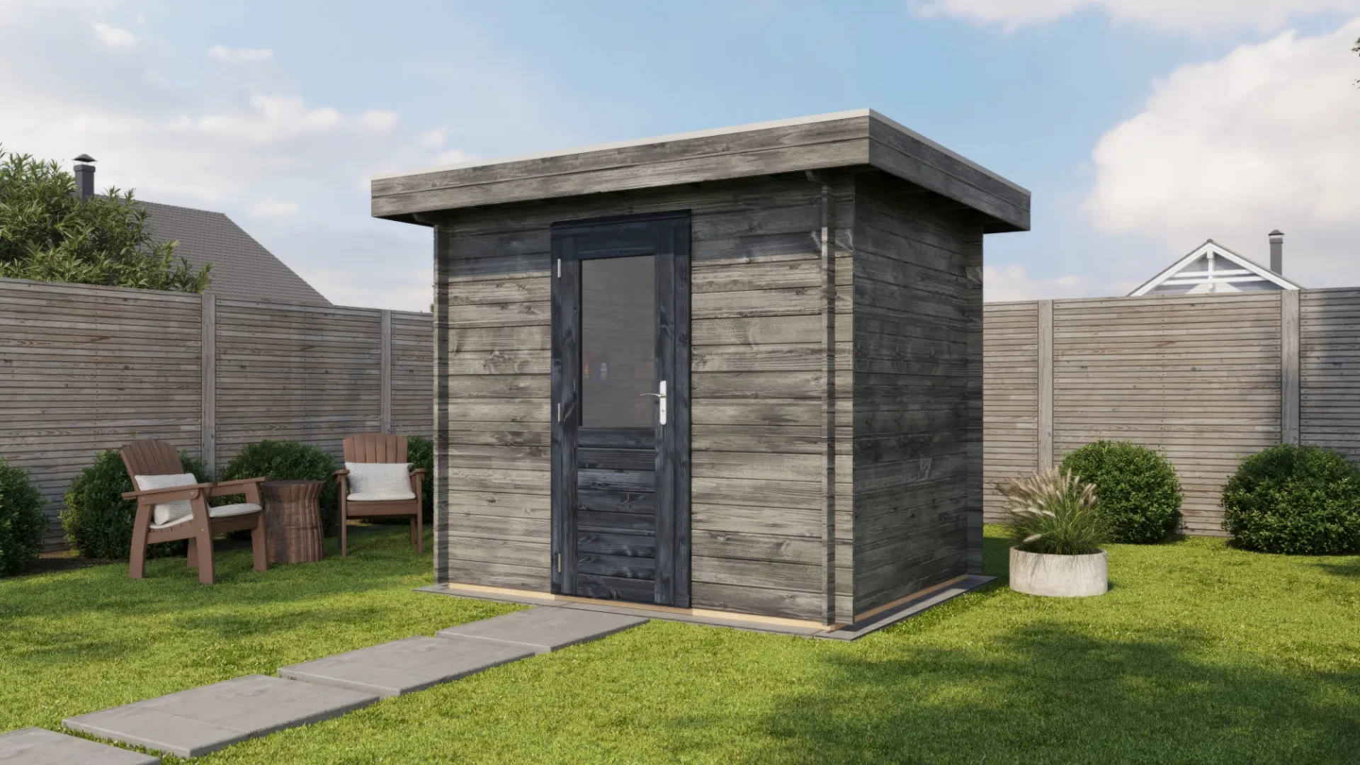Lugarde Select | Tuinhuis Arnhem 250 x 200 | Keteldruk Grijs
