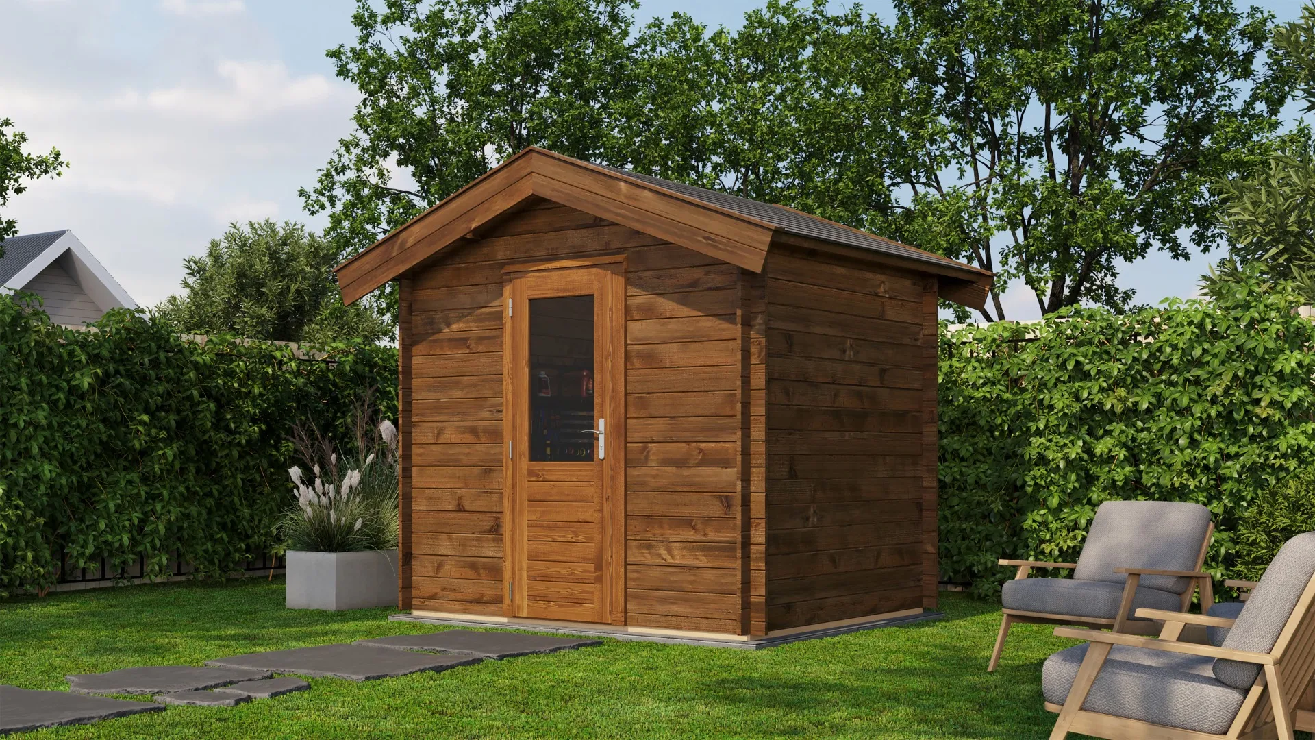 Lugarde Select | Tuinhuis Ruurlo 250 x 200 | Keteldruk Bruin