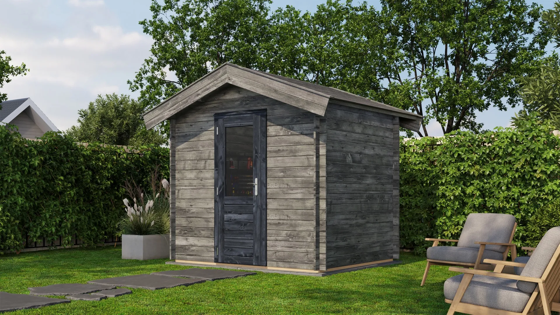 Lugarde Select | Tuinhuis Ruurlo 250 x 200 | Keteldruk Grijs