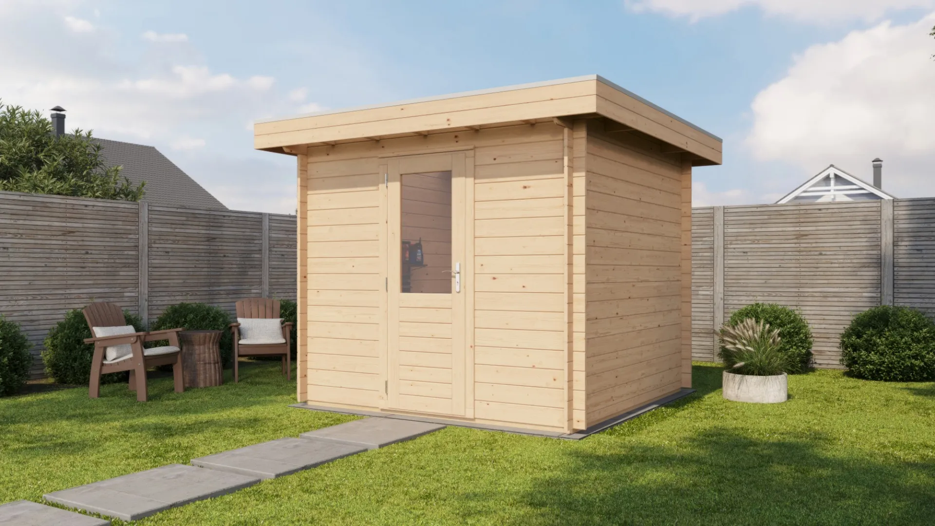 Lugarde Select | Tuinhuis Zwolle 250 x 250 | Onbehandeld