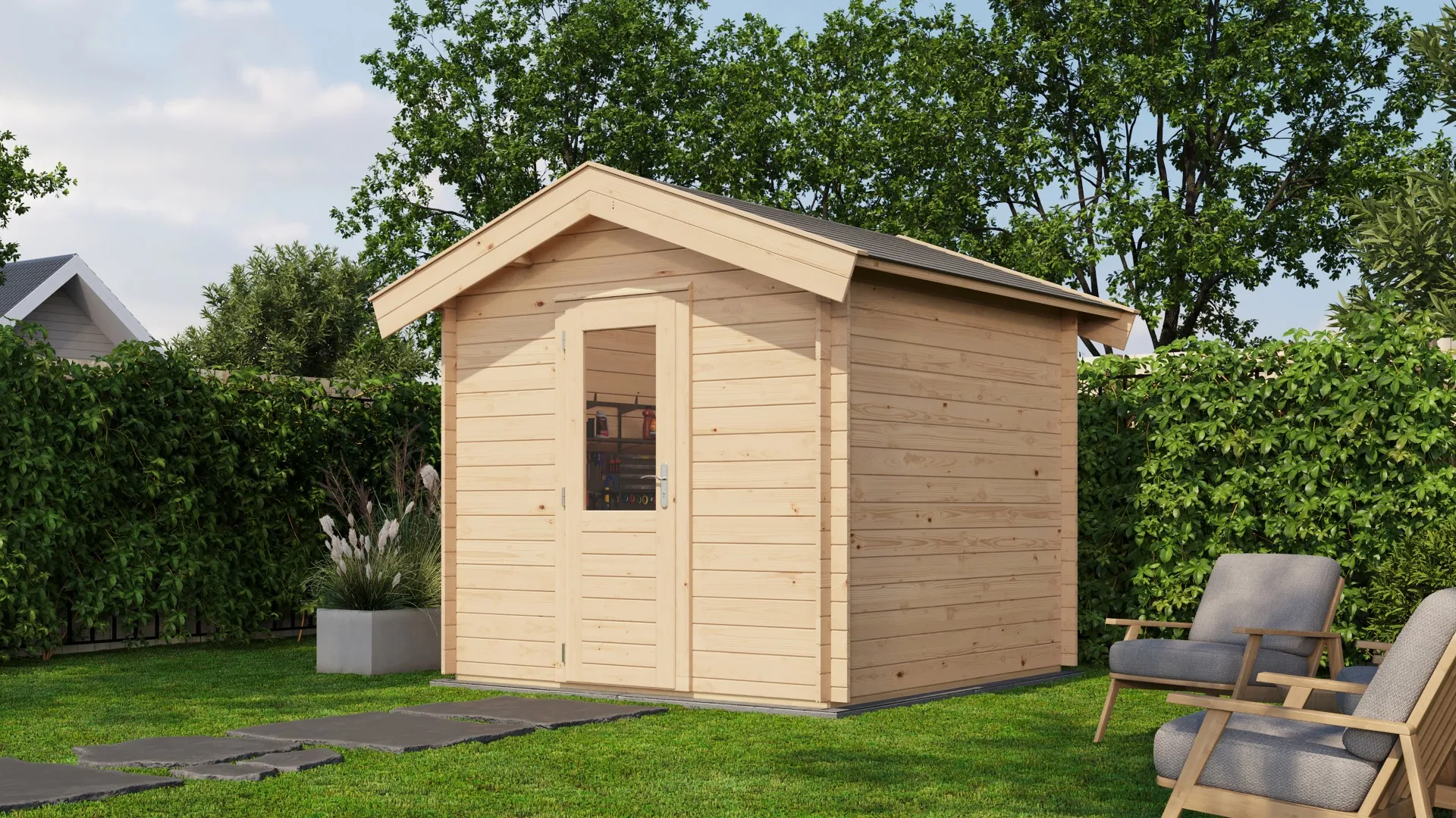 Lugarde Select | Tuinhuis Hengelo 250 x 250 | Onbehandeld