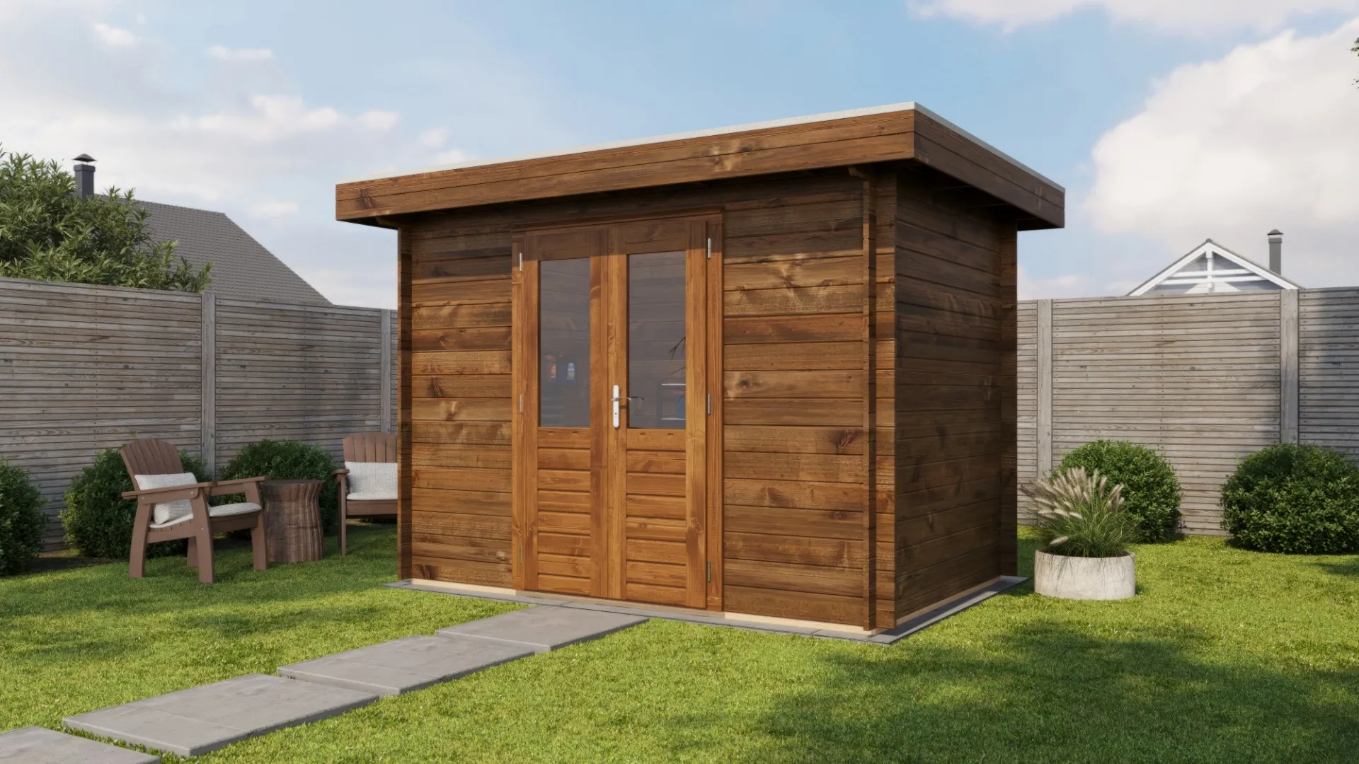 Lugarde Select | Tuinhuis Nijmegen 300 x 200 | Keteldruk Bruin