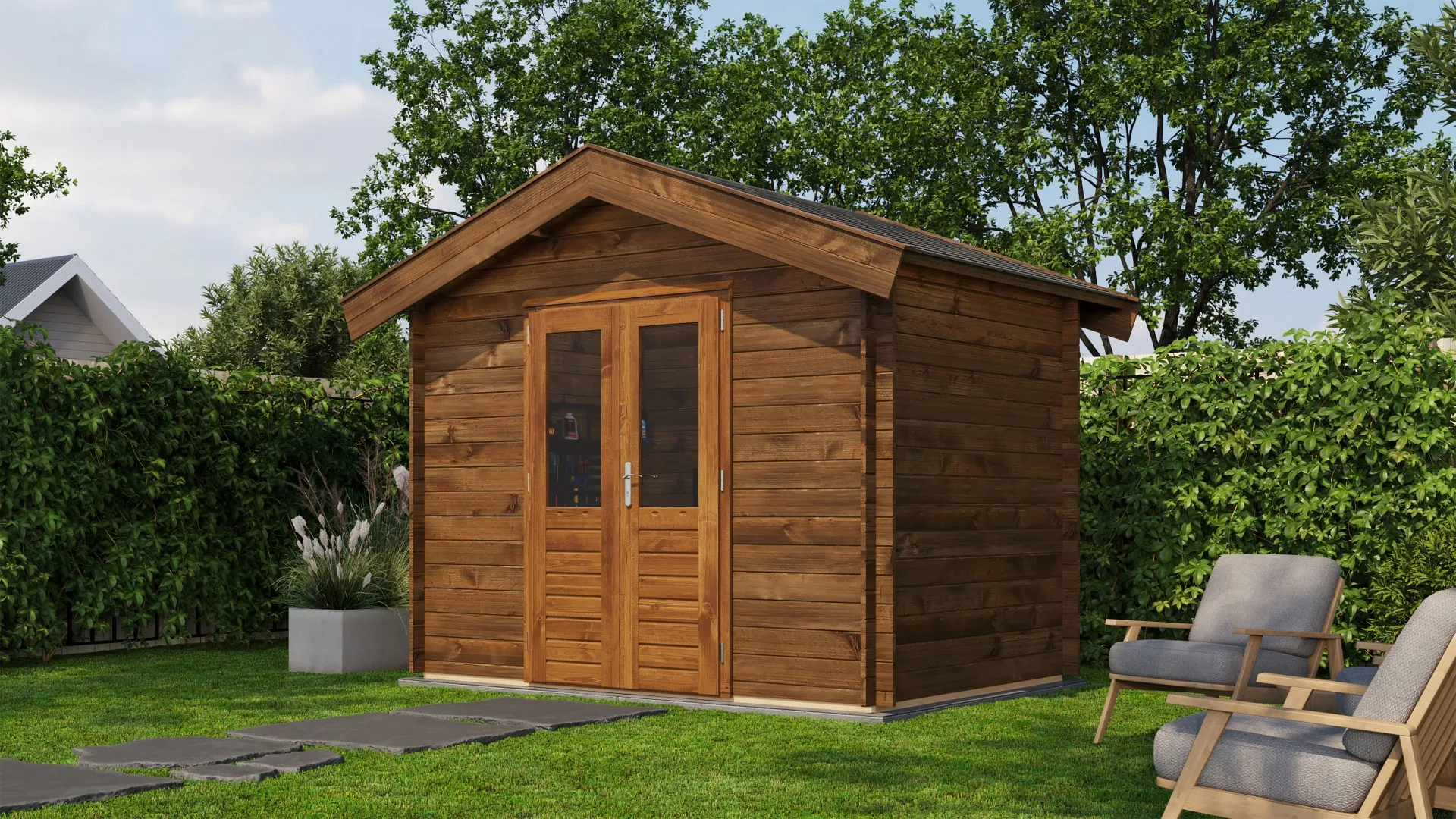 Lugarde Select | Tuinhuis Aalten 300 x 200 | Keteldruk Bruin