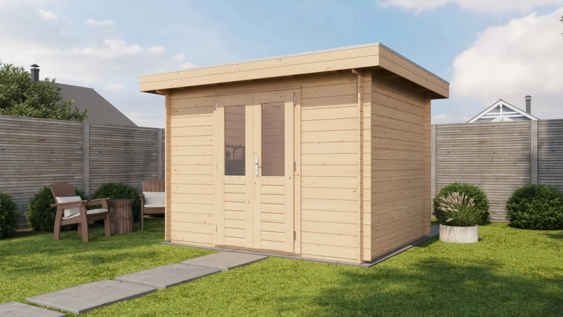Lugarde Select | Tuinhuis Wassenaar 300 x 250 | Onbehandeld