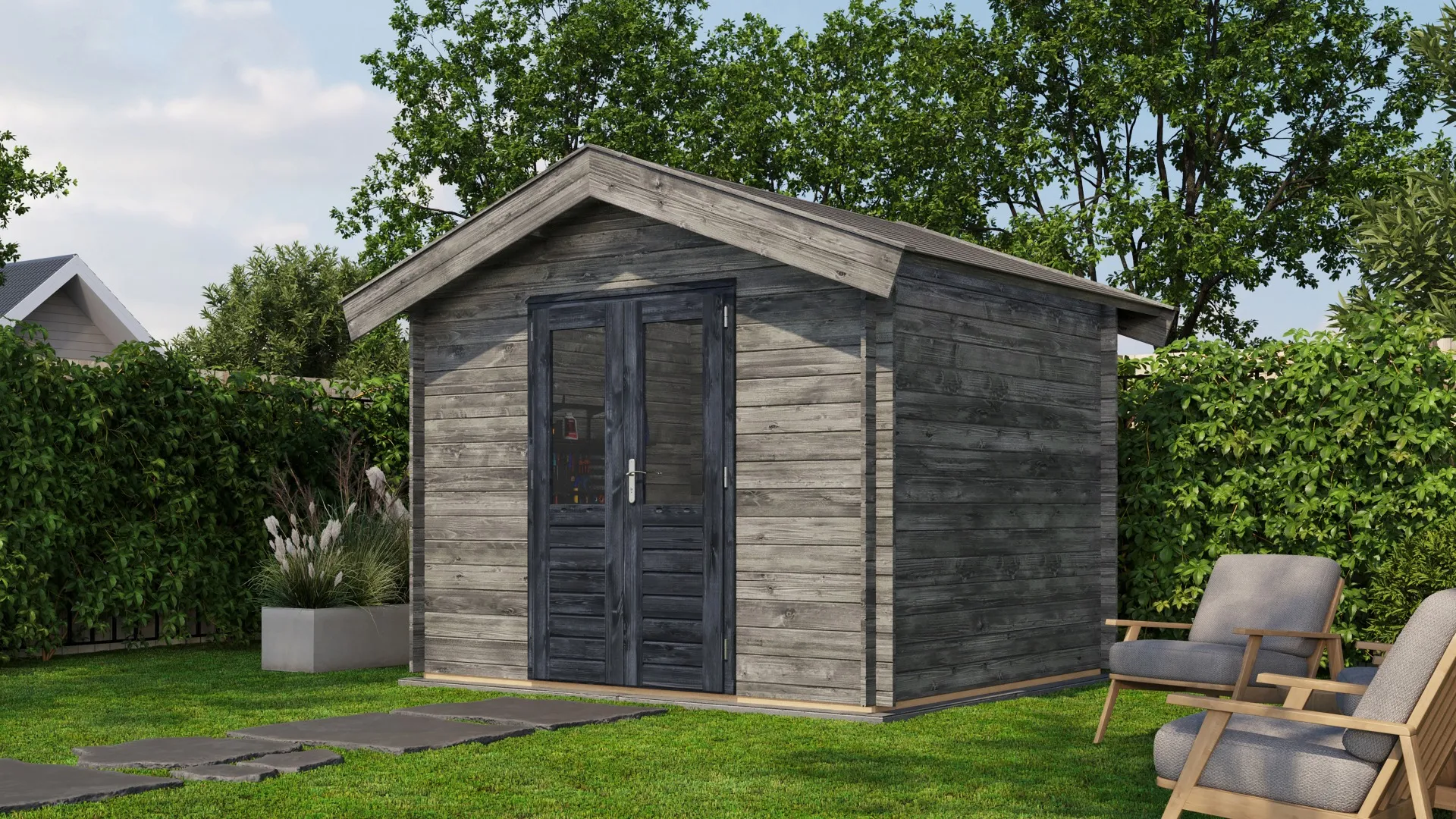 Lugarde Select | Tuinhuis Borculo 300 x 250 | Keteldruk Grijs