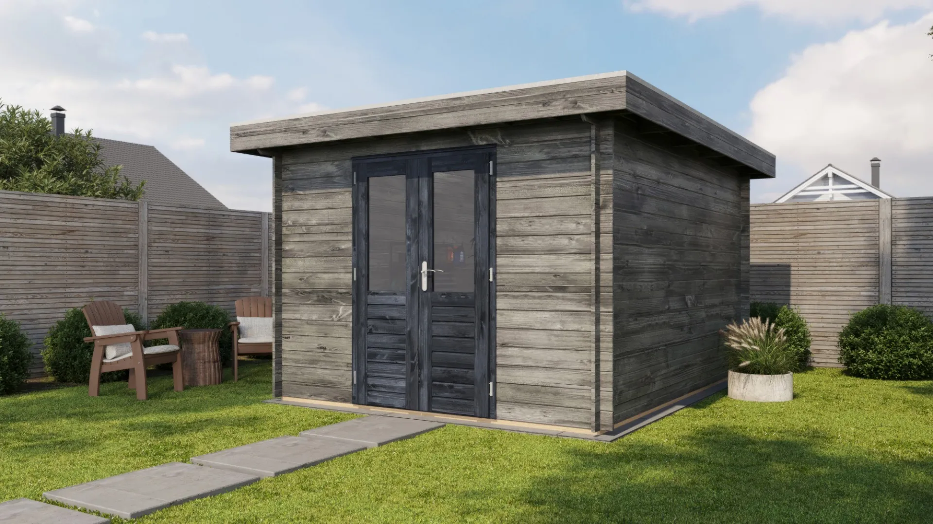 Lugarde Select | Tuinhuis Barneveld 300 x 400 | Keteldruk Grijs