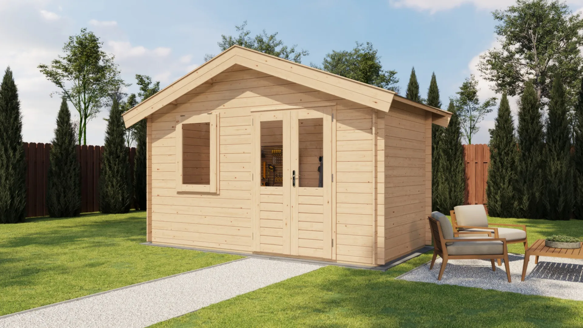 Lugarde Select | Tuinhuis Rhenen 400 x 200 | Onbehandeld