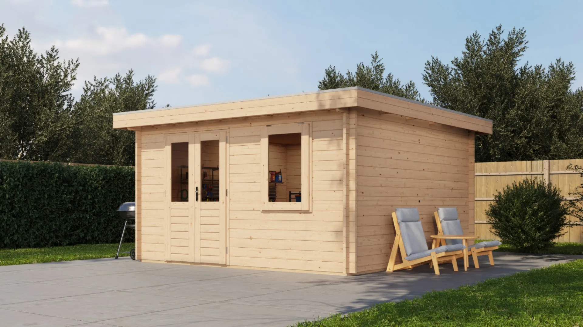 Lugarde Select | Tuinhuis Winterswijk 400 x 400 | Onbehandeld