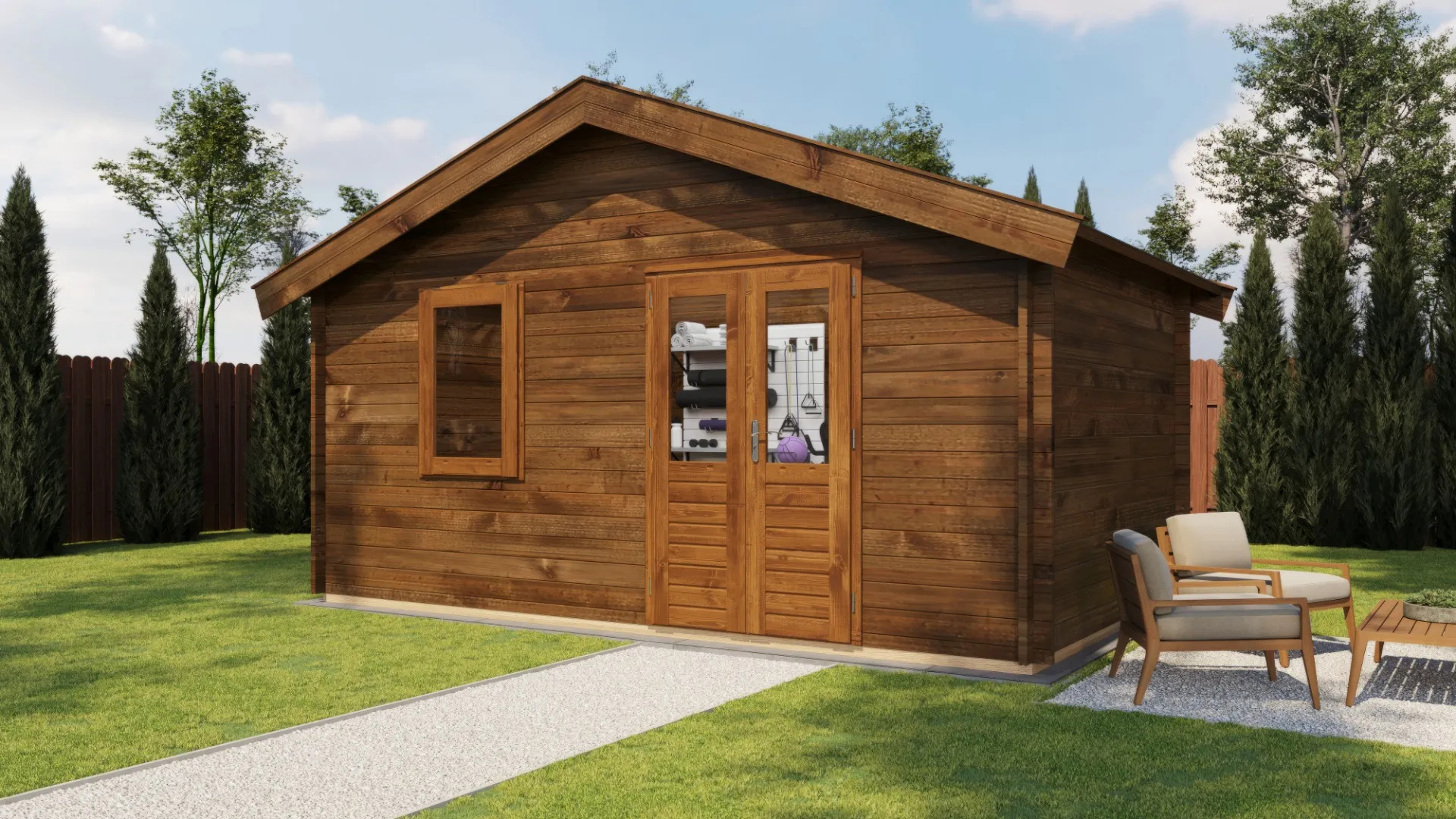 Lugarde Select | Tuinhuis Wolfheze 500 x 300 | Keteldruk Bruin