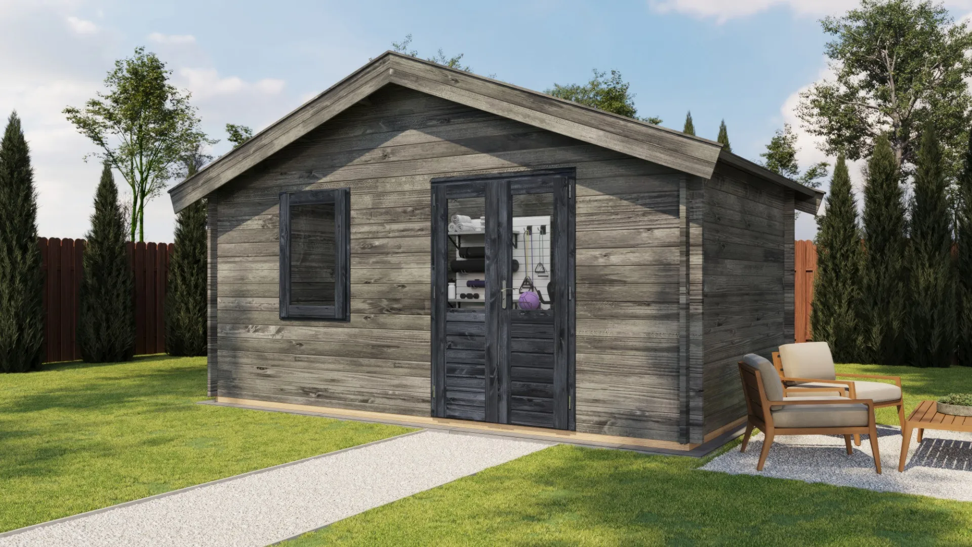 Lugarde Select | Tuinhuis Wolfheze 500 x 300 | Keteldruk Grijs