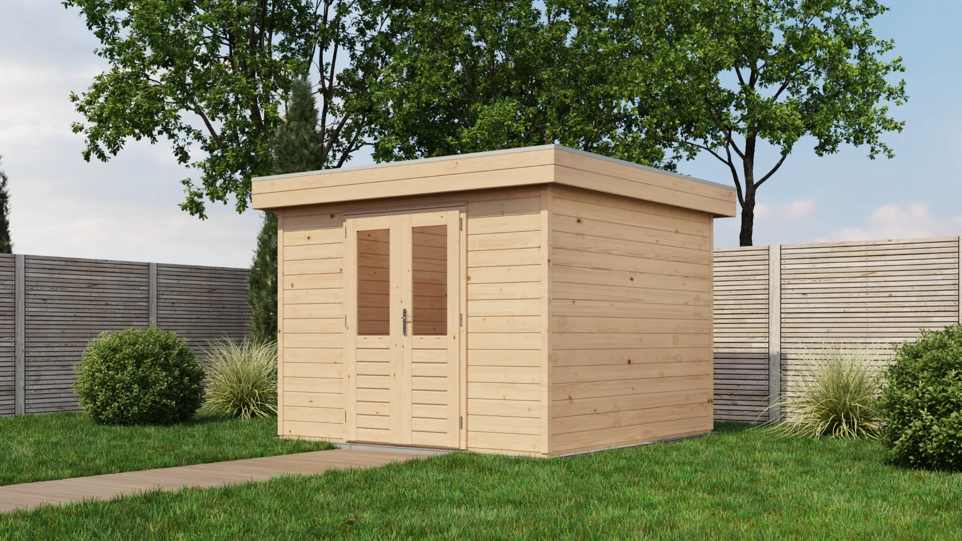 Lugarde Select Prima | Tuinhuis Haarlem 300 x 300 cm | Onbehandeld