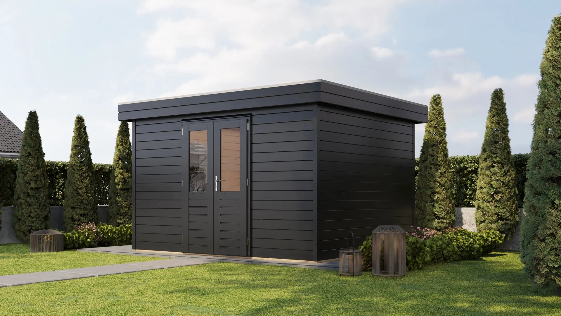 Lugarde Select Prima | Tuinhuis Heerlen 360 x 300 cm | RAL 7021