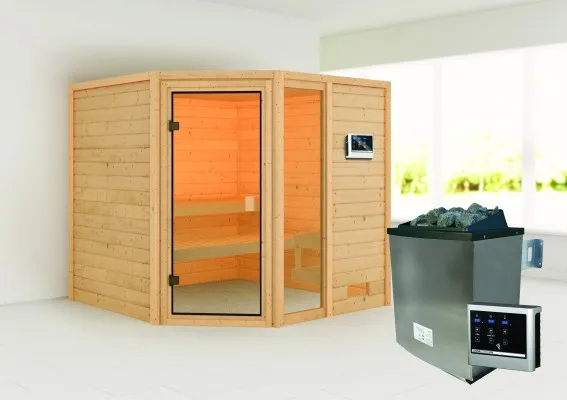 met Saunakachel 9 kW met Externe Bediening