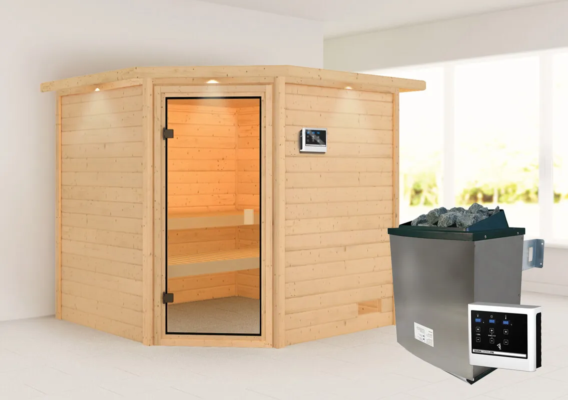 met Saunakachel 9 kW met Externe Bediening