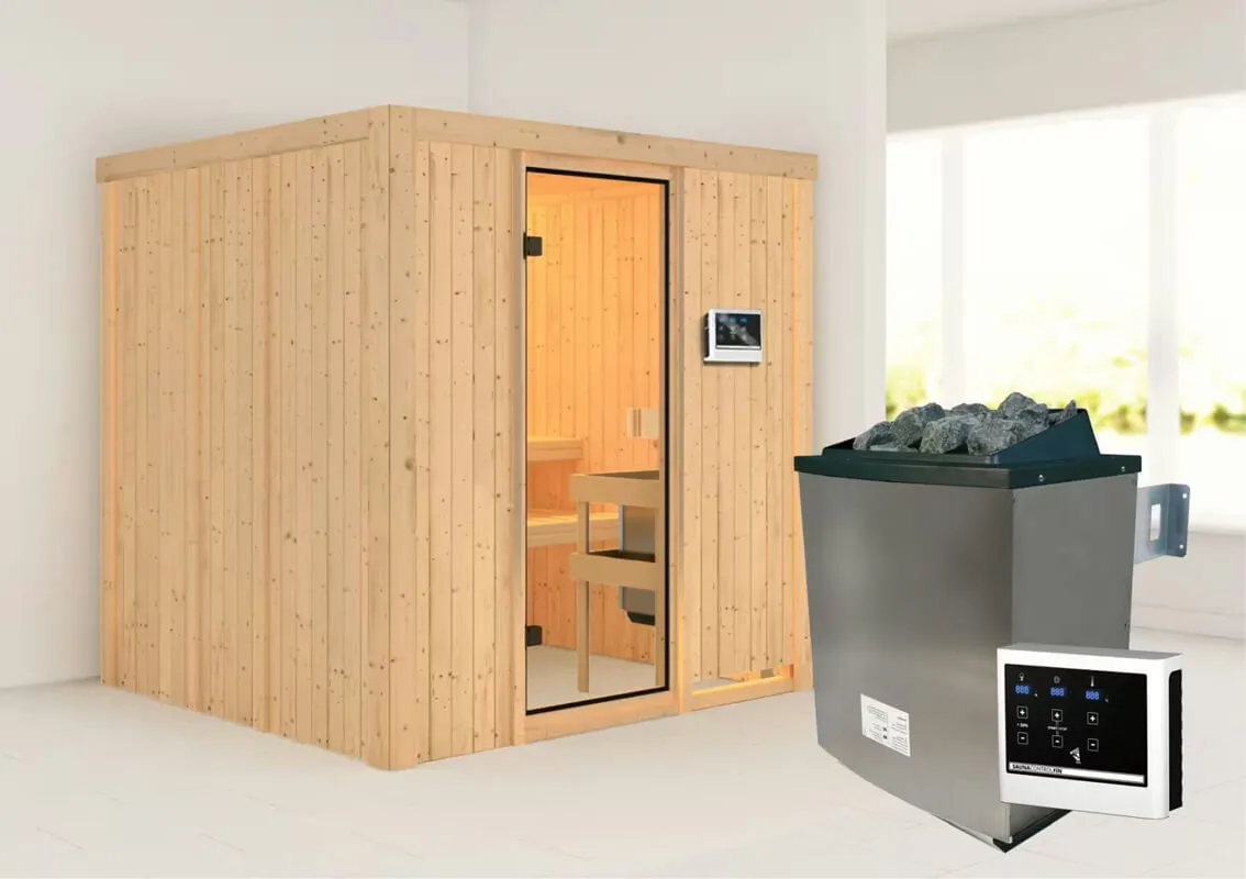 met Saunakachel 9 kW met Externe Bediening