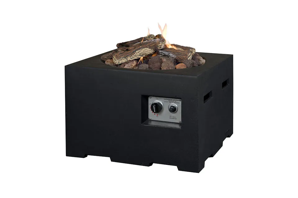 Happy Cocooning | Terrashaard Vierkant Klein | Zwart